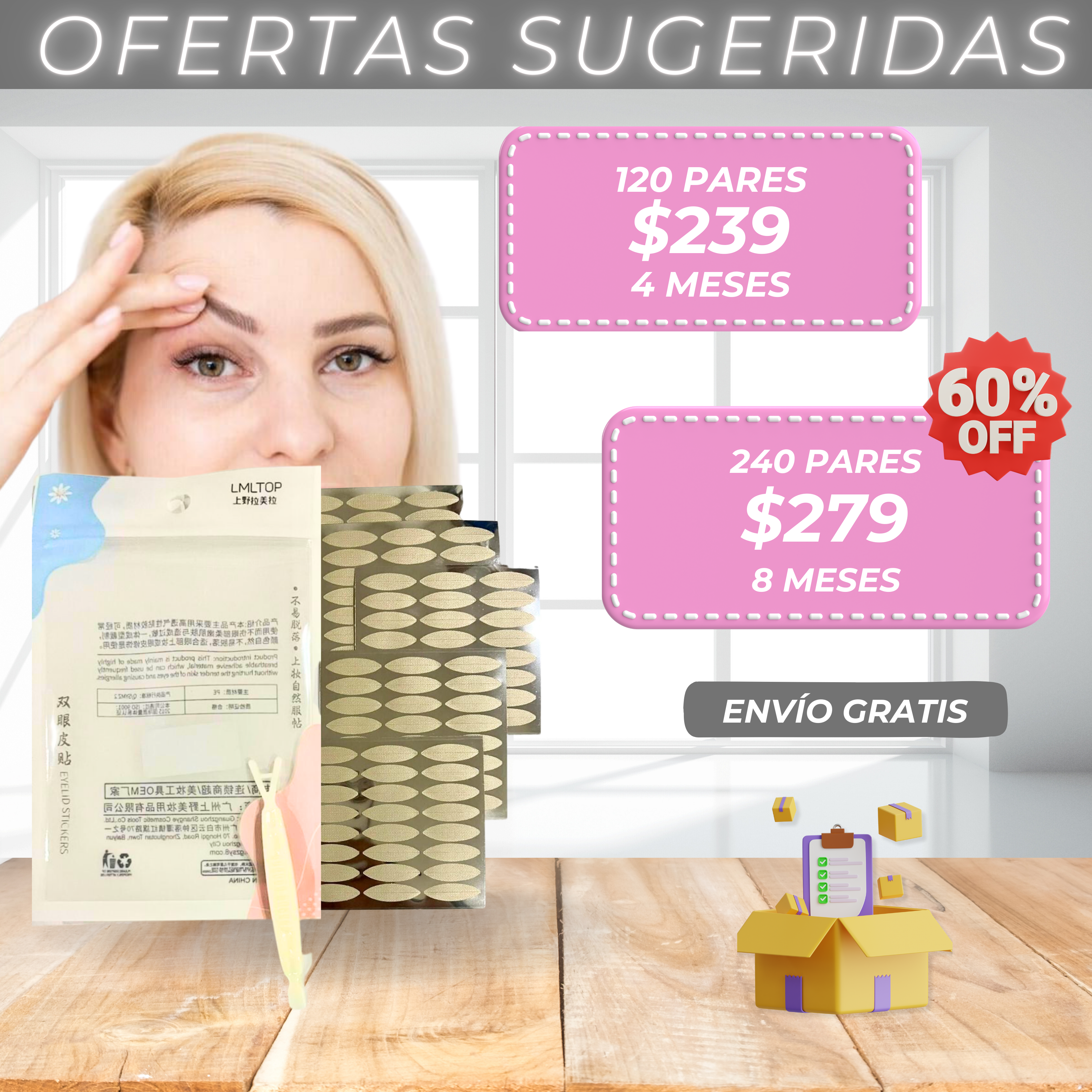 LEVANTAPÁRPADOS EYELID X120 MEJORADOS